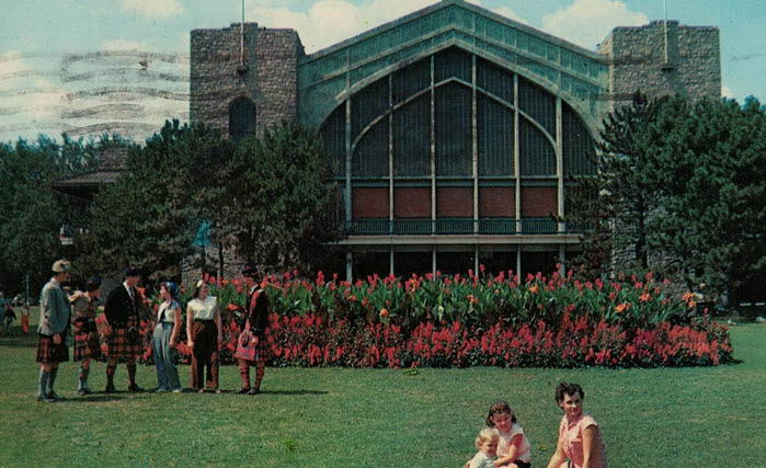 Bob-Lo Island Dance Pavillion - Old Post Card Photo Of Bob-Lo Pavillion